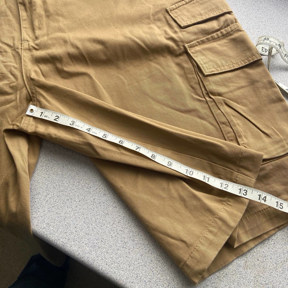 NWOT King Size Mens Size 46 Tall Cargo Shorts Tan Cotton Pockets Big & Tall - Picture 9 of 9